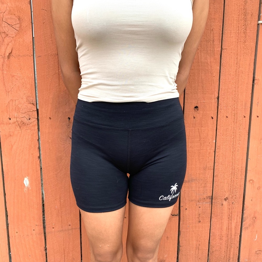 Black Biker Short